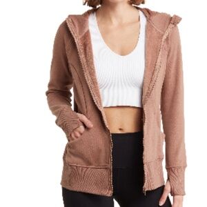 90 Degree By Reflex Butter Hooded Jacket - Size L